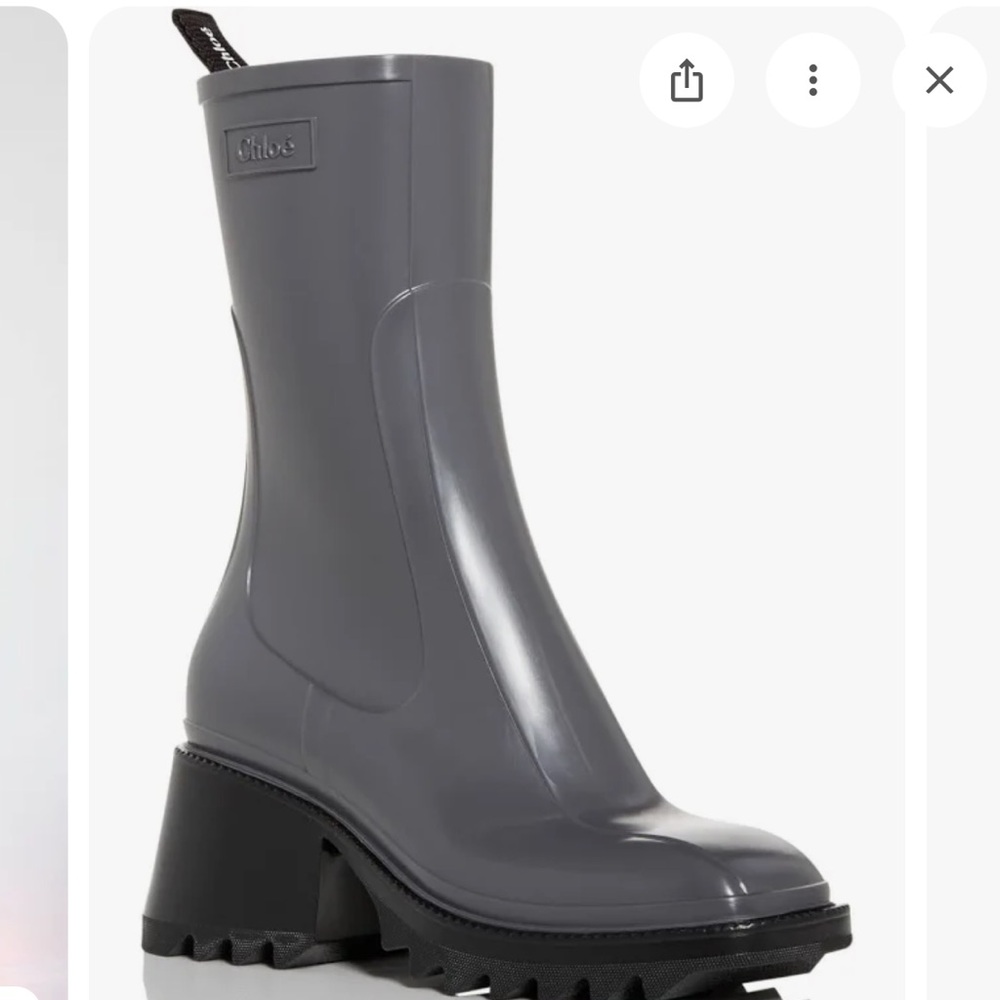 Sleek Women's Black Rain Boots